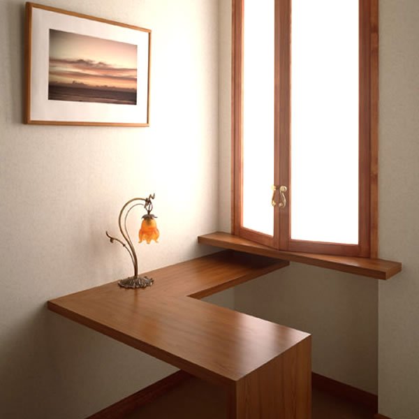 画像1: Wooden table (1)
